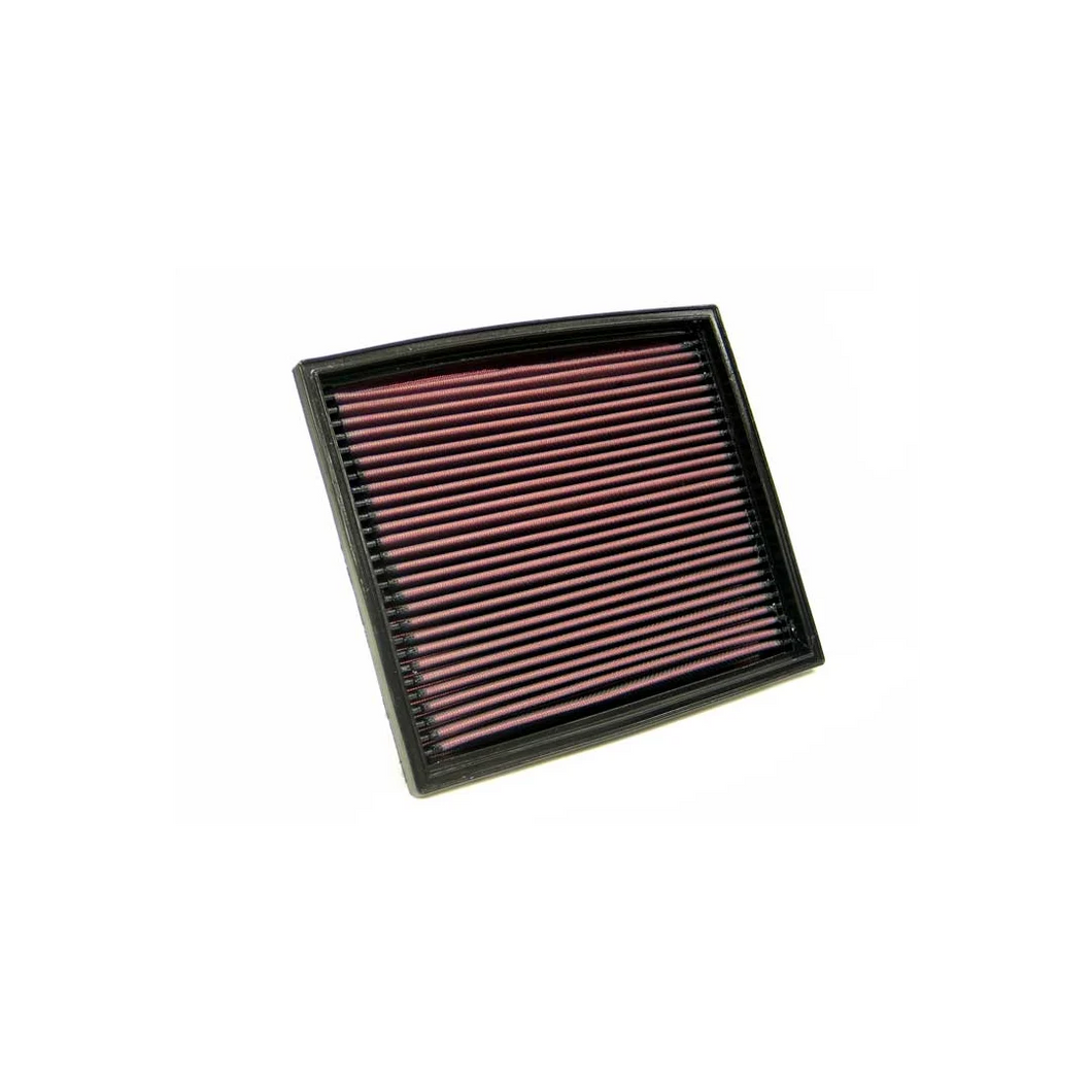 K&N 33-2142 Replacement Air Filter for BMW 5 Series E39 535i 540i & M5 (E39/E60, 1996-2010) - High-Flow Reusable Panel Filter
