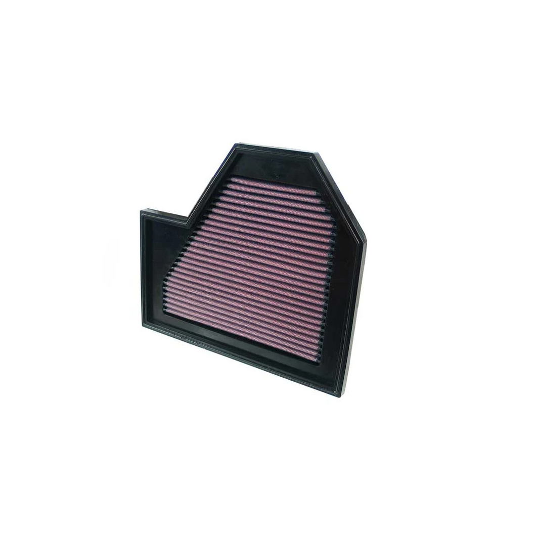 K&N 33-2352 Replacement High-Flow Panel Air Filter - Left-Side for BMW M5/M6 S85 5.0 V10 (E60/E61/E63/E64) 2004-2010 - Washable, Reusable, Drop-In Performance