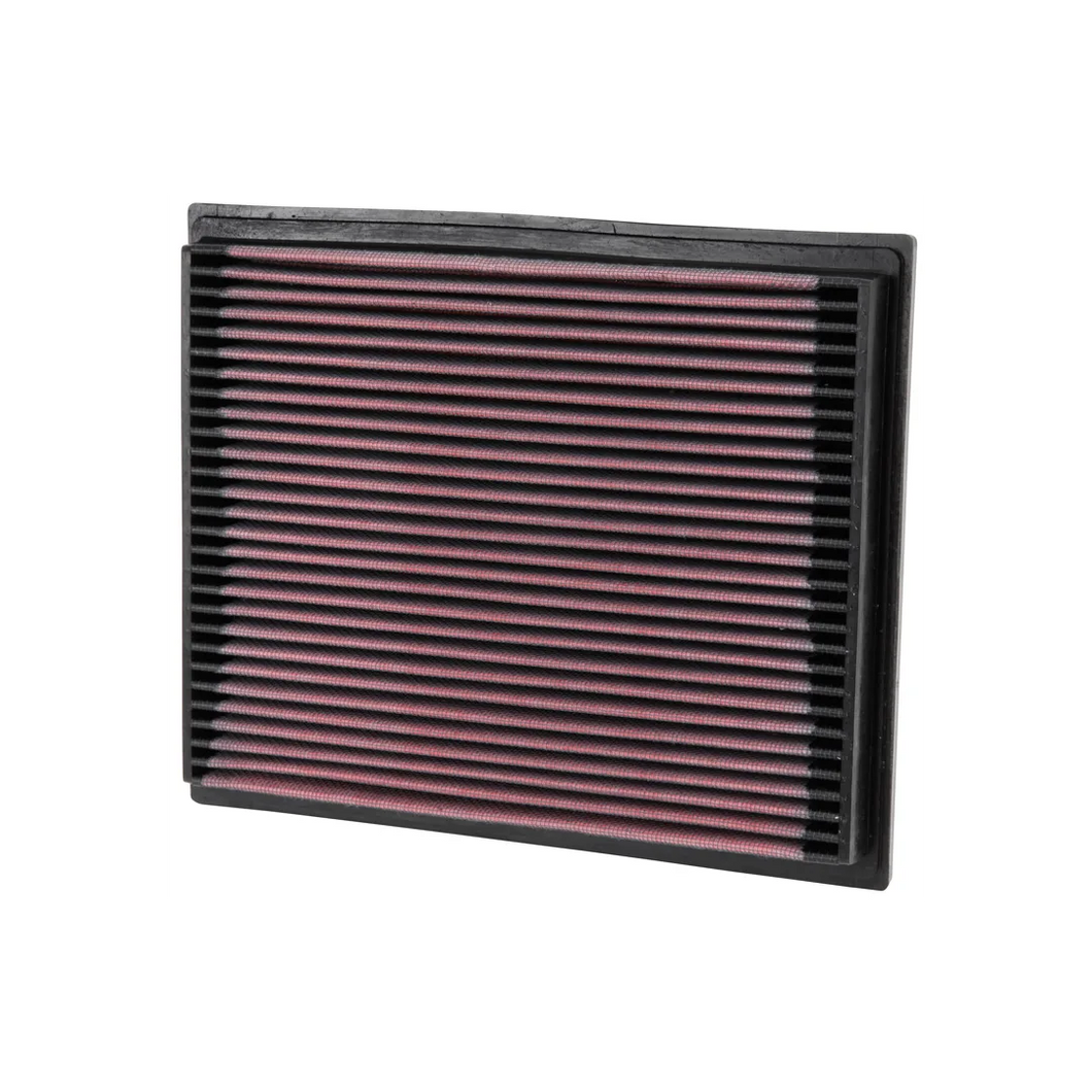 K&N 33-2675 High-Flow Washable Reusable Panel Air Filter - OEM Drop-In Replacement for BMW 5/7/8 Series (E34 530i/540i, E32/E38 730i/735i/740i, E31 840i/840Ci); Also Fits Opel Senator B & Vauxhall Senator