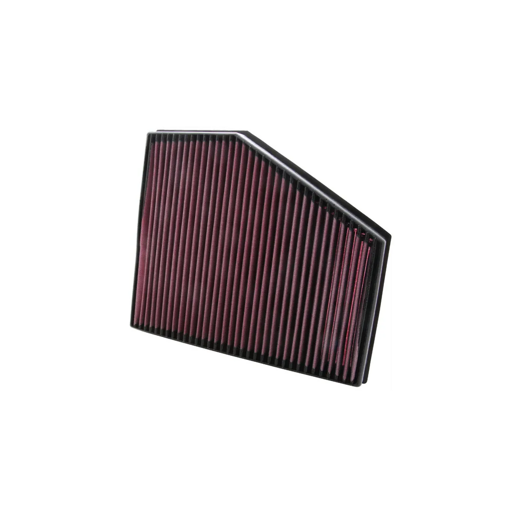 K&N 33-2943 Replacement Panel Air Filter for BMW 5 Series 520d 535d & 6 Series 635d (E60 E61 F10 F11 E63 E64) Direct-Fit OEM Airbox Diesel, Washable Reusable
