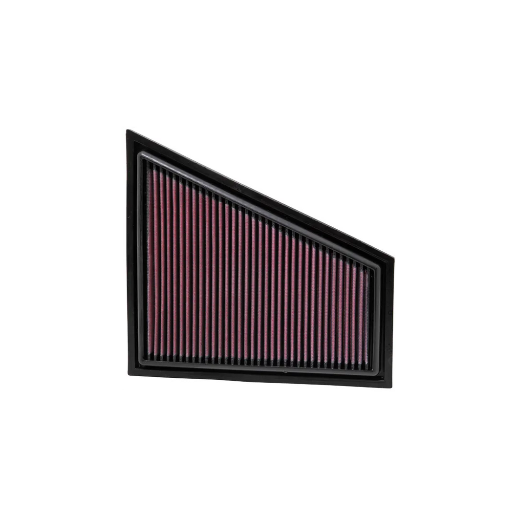 K&N 33-2963 High-Flow Washable & Reusable Panel Air Filter for BMW 5 Series F10 F11 F07 520i 528i 528i xDrive, X1 E84 20i/28i, Z4 E89 18i/20i/28i (2.0 Petrol N20) - Direct-Fit OEM Replacement