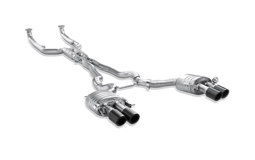 AkrapoviÄ Evolution Line (Titanium) + Carbon Tailpipe Set - BMW M5 (F10) - 2011-2017
