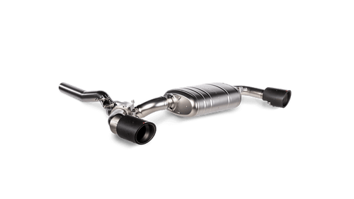 Akrapovic Slip-On Line Valved Titanium Exhaust for BMW M135i xDrive (F40) with Carbon Fibre Tips – ECE Approved, OPF/GPF Compatible
