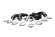 Load image into Gallery viewer, MMR Performance BMW N20 Turbo Charge Pipe Kit 2012-2016 Automatic - High-Flow Aluminium Chargepipes, Direct-Fit OE Replacement, Black, Meth/Water Injection Port
