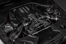 Load image into Gallery viewer, Eventuri Carbon Fibre Turbo Inlets for BMW F90 M5 &amp; F92 M8 (S63) – High-Flow Intake Upgrade, Faster Spool, OEM+ Fit, Works with Stock Airboxes &amp; Eventuri Intake
