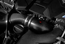 Load image into Gallery viewer, Eventuri Carbon Fibre Turbo Inlets for BMW F90 M5 &amp; F92 M8 (S63) – High-Flow Intake Upgrade, Faster Spool, OEM+ Fit, Works with Stock Airboxes &amp; Eventuri Intake
