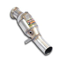 Load image into Gallery viewer, Supersprint HJS Motorsport 100 CPSI Catted Turbo Downpipe Kit for BMW 640i F12/F13 (N55) – High-Flow Metallic Sports Cat Performance Upgrade
