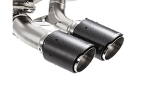 Load image into Gallery viewer, Akrapovič Evolution Line Titanium Cat-Back Exhaust for BMW M2 (F87) 2016–2017 | Valved, ECE Approved, Carbon Fibre Tailpipes
