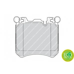 Ferodo Premier Eco Friction FDB4351 Brake Pad Set for BMW X5 F15, X6 F16, X5 M E70 & Rolls-Royce Ghost, Dawn, Wraith - Brembo Calipers - Prepared for Wear Indicator - Without Accessories