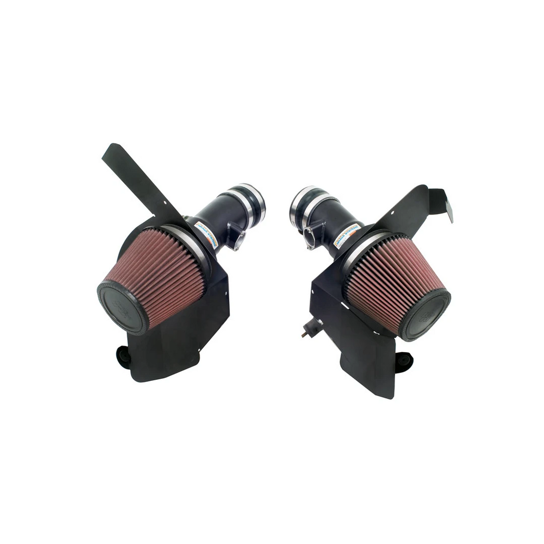 K&N Typhoon 69-2003TFK Performance Air Intake System for BMW M5 E60/E61 & M6 E63/E64 (S85 5.0 V10) 2004-2010 - Flat Black High-Flow Induction Kit