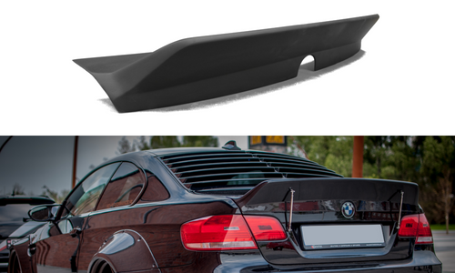 Maxton Design Ducktail Boot Lip Spoiler for BMW M3 E92 Coupe (2007–2013) – Fibreglass Unpainted Trunk Lip, OEM+ Track-Style Rear Upgrade