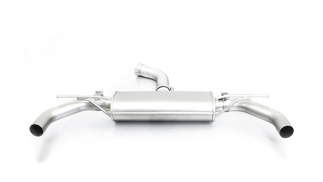 Remus Resonated GPF back System Left/Right with 2 tail pipes 133x85 mm 213 kW 2018+ For Seat Leon 2.0 TSI Cupra