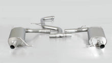 Load image into Gallery viewer, Remus Resonated Cat back System Left/Right with 4 tail pipes 76 mm straight cut, chromed 221 kW 2017-2018 For Seat Leon 2.0 TSI Cupra
