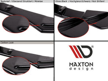 Load image into Gallery viewer, Maxton Design Gloss Black Front Splitter / Front Lip Spoiler for BMW 5 Series E60/E61 Pre-LCI (Preface) 2003-2007 | ABS | Saloon &amp; Touring | Standard Front Bumper
