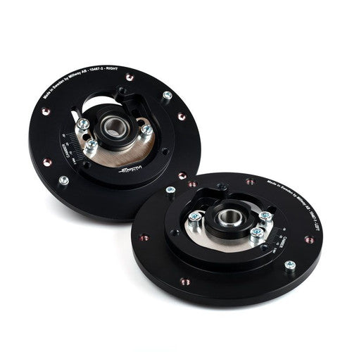 Millway Motorsport Adjustable Front Camber Plates for BMW M4 GTS (F82) - Top Mounts, Up to -4 Degrees Camber, Stainless Motorsport Bearings - Pair