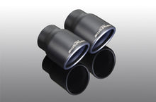 Load image into Gallery viewer, AC Schnitzer 90mm Sport black ceramic tailpipes for BMW 3 series (F30/F31) 316i, 320i
