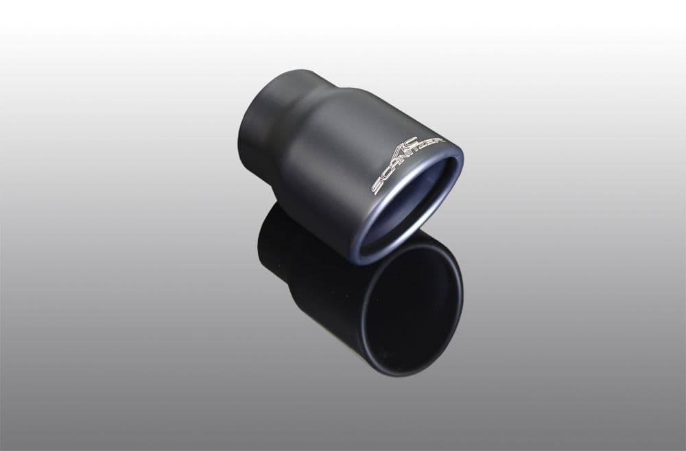 AC Schnitzer 90mm Sport Tailpipes for BMW 3 Series F30/F31 (2011-2019) - Exhaust Tips in Black Ceramic or Chrome - Fits 316i 318i 318d 320i 320d 325d 328i 330i 335i 340i
