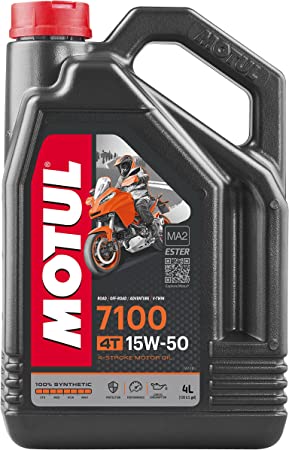 Motul 7100 4T 15w-50 Ester Synthetic Racing Motorcycle Engine Oil 4l