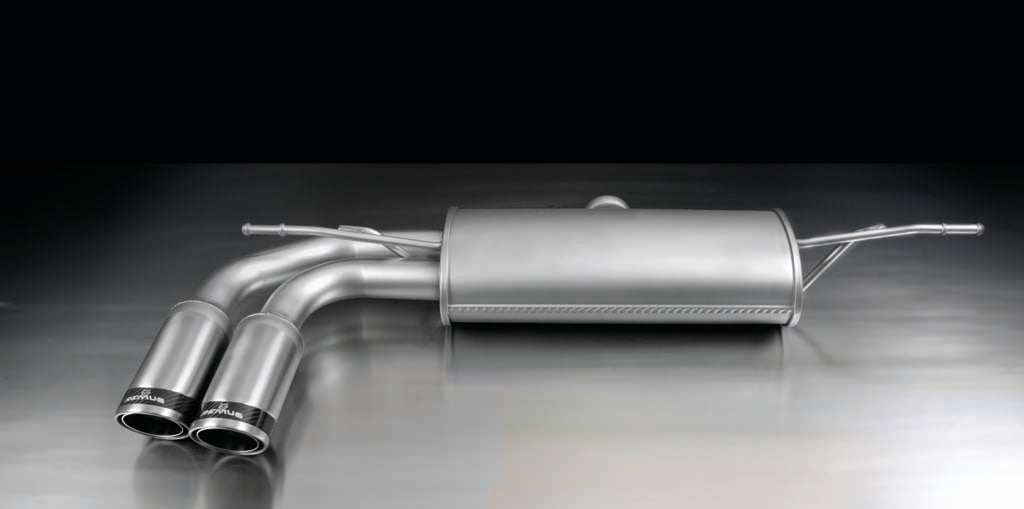 Remus Rear Silencer Left with 2 tail pipes  84 mm 90 kW 2013-2016 For Seat Leon 1.4 TSI FR