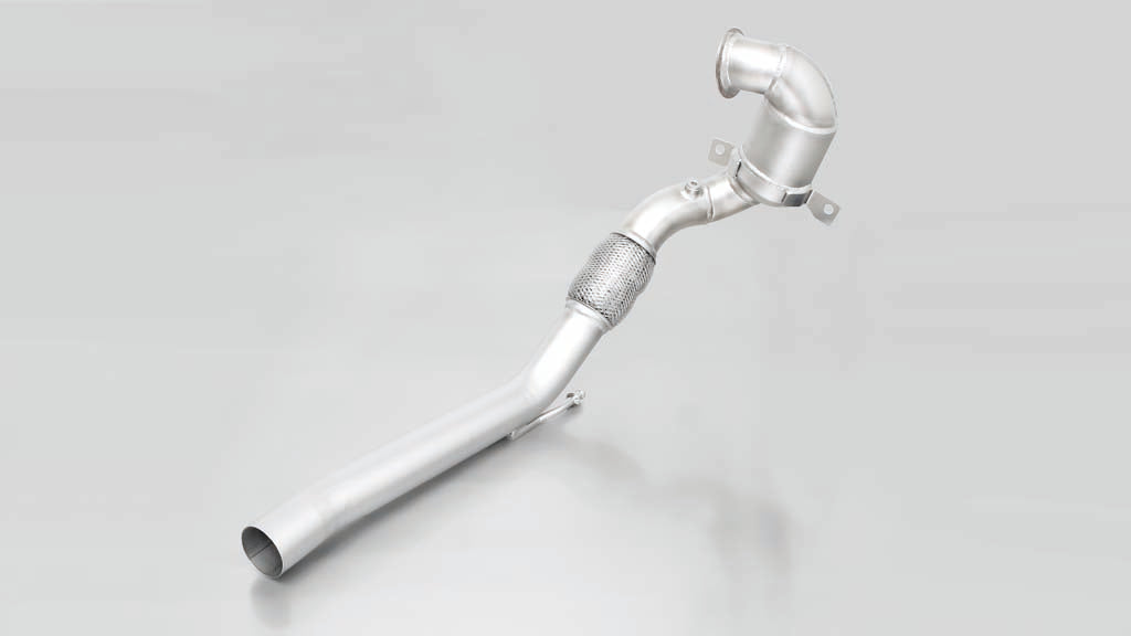 Remus Resonated Turbo back System Left/Right with 4 tail pipes 76 mm 195 kW 2014+ For Seat Leon 2.0 TSI Cupra