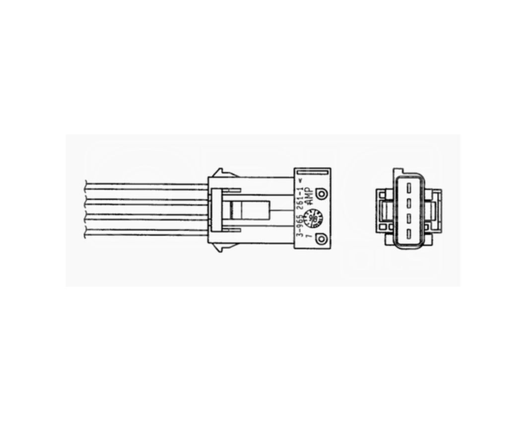 NTK Lambda Sensor / O2 Sensor (NGK 93099) - OZA833-EE1