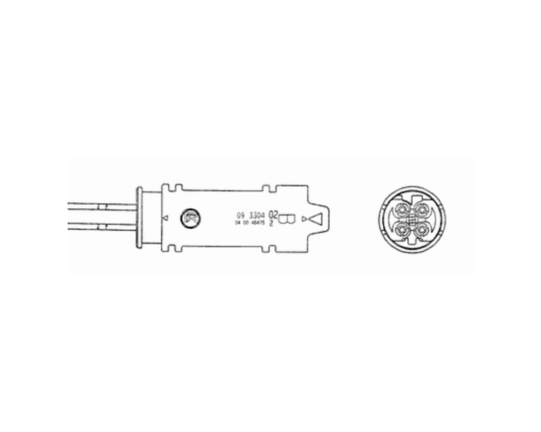 NTK NGK O2 Oxygen Lambda Sensor 91389 OZA811-EE12, Heated 4-Wire, Direct Fit for BMW Petrol E36 E46 E39 E60 E61 E38 E65 E66 E67 E31 E83 E53 E85 (3/5/7/8 Series, X3 X5, Z3 Z4), Upstream/Downstream Pre/Post Cat