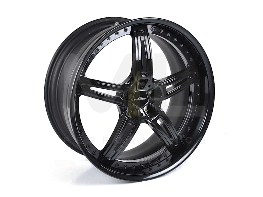 Ac1 Wheel Block AC Schnitzer BMW F85 F86 AC1 Multipiece Black Alloy Wheel Set (X5 M