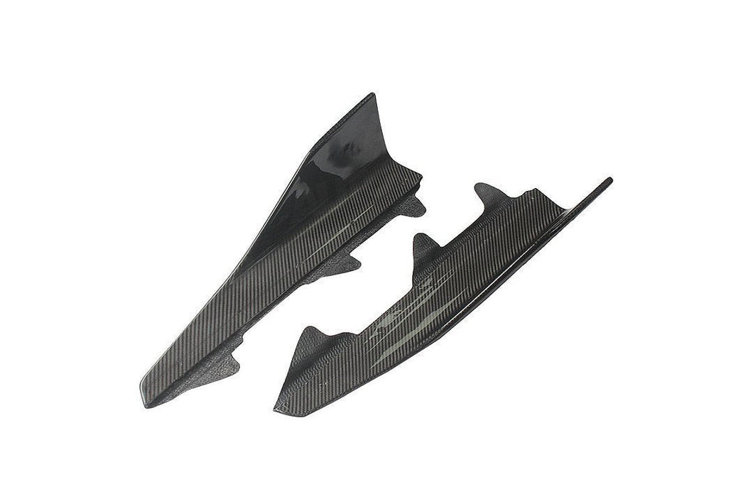 BMW M2 F87 & M2 Competition Side Skirt Extensions – AUTOID TRE Carbon Fibre Side Blades (2x2 Twill CFRP, 2015-2018/2018+)