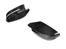 Load image into Gallery viewer, AUTOID TRE Pre-Preg Dry Carbon Fibre Wing Mirror Covers/Caps for BMW G42 M240i, G80 M3, G82 M4 (2021+) - 2x2 Twill OEM+ Direct Replacement
