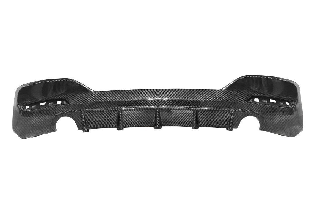 AUTOID BMW F20 F21 LCI TRE Carbon Fibre Performance Rear Diffuser (M135i & M140i)