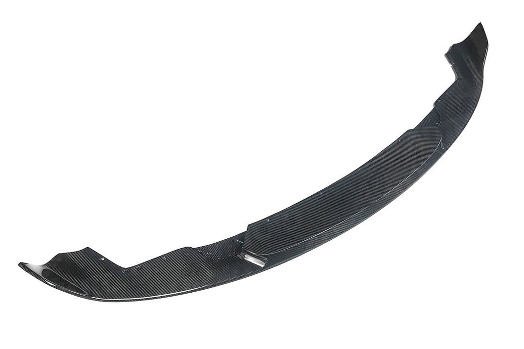 AUTOID TRE Pre-Preg Carbon Fibre Front Splitter / Front Lip Spoiler for BMW F87 M2 2015-2018 (LCI) - Gloss 2x2 Twill, OEM Fit