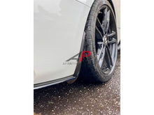 Load image into Gallery viewer, Automotive Passion BMW 1 Series F20 F21 Rear Gloss Carbon Fibre Arch Guards M135i M140i (xDrive, 2012+) – Stone Chip Wheel Arch Protectors / Mud Guards
