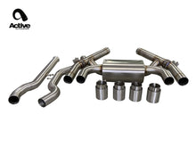 Load image into Gallery viewer, Active Autowerke BMW F87 LCI M2 Competition Valved Rear Axle-Back Exhaust
