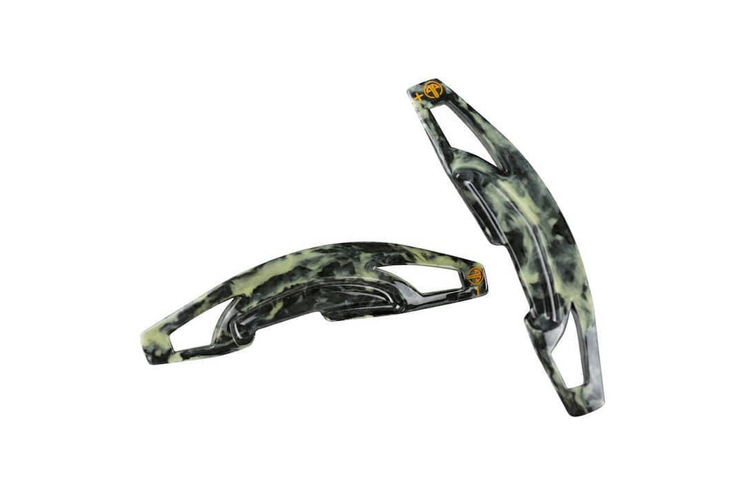 Armaspeed BMW Toyota G20 G21 A90 Luminous Green Forged Carbon Fibre Paddle Shifter (Inc. 325i, 330e, M340i & Supra)