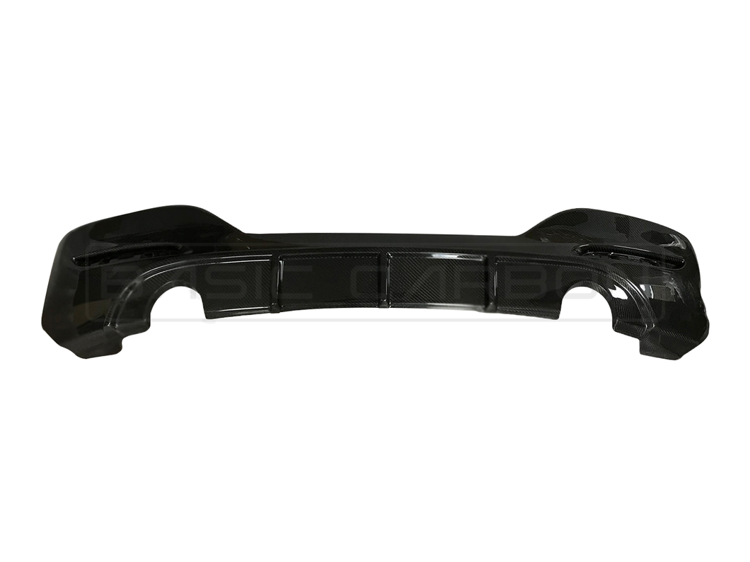 Basic Carbon BMW F20 F21 LCI Carbon Fibre Performance Rear Diffuser (M135i & M140i)