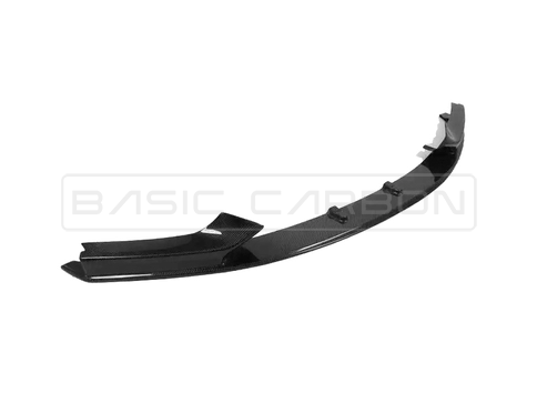 Basic Carbon BMW 2 Series F22/F23 M Sport/M Tech Carbon Fibre Front Splitter / Front Lip Spoiler (2012-2018) – Fits 218d 220i 230i M240i – Gloss Carbon – BC99982