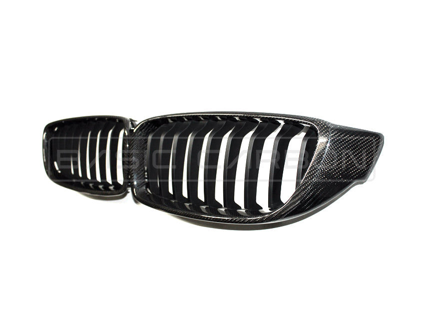 Basic Carbon BMW F32 F80 F82 Gloss Carbon Fibre Kidney Grille (Inc. M3 & M4)