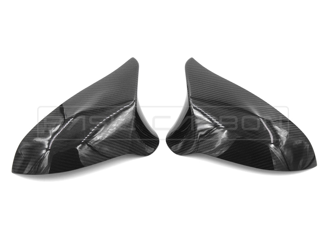 Basic Carbon BMW F80 M3 RHD Stick-On Style Mirror Covers