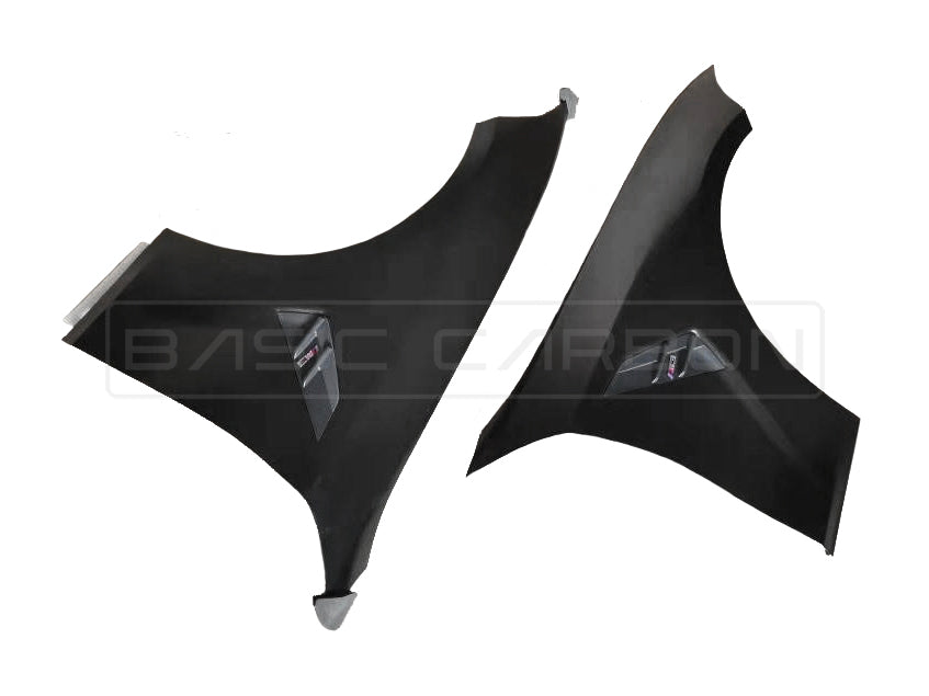 Basic Carbon BMW G20/G21 3 Series Front Side Fenders (Front Wings) - OEM-Style Unpainted Metal Direct Replacement - Fits 320i 325i 330e M340i Saloon & Touring - BC99974