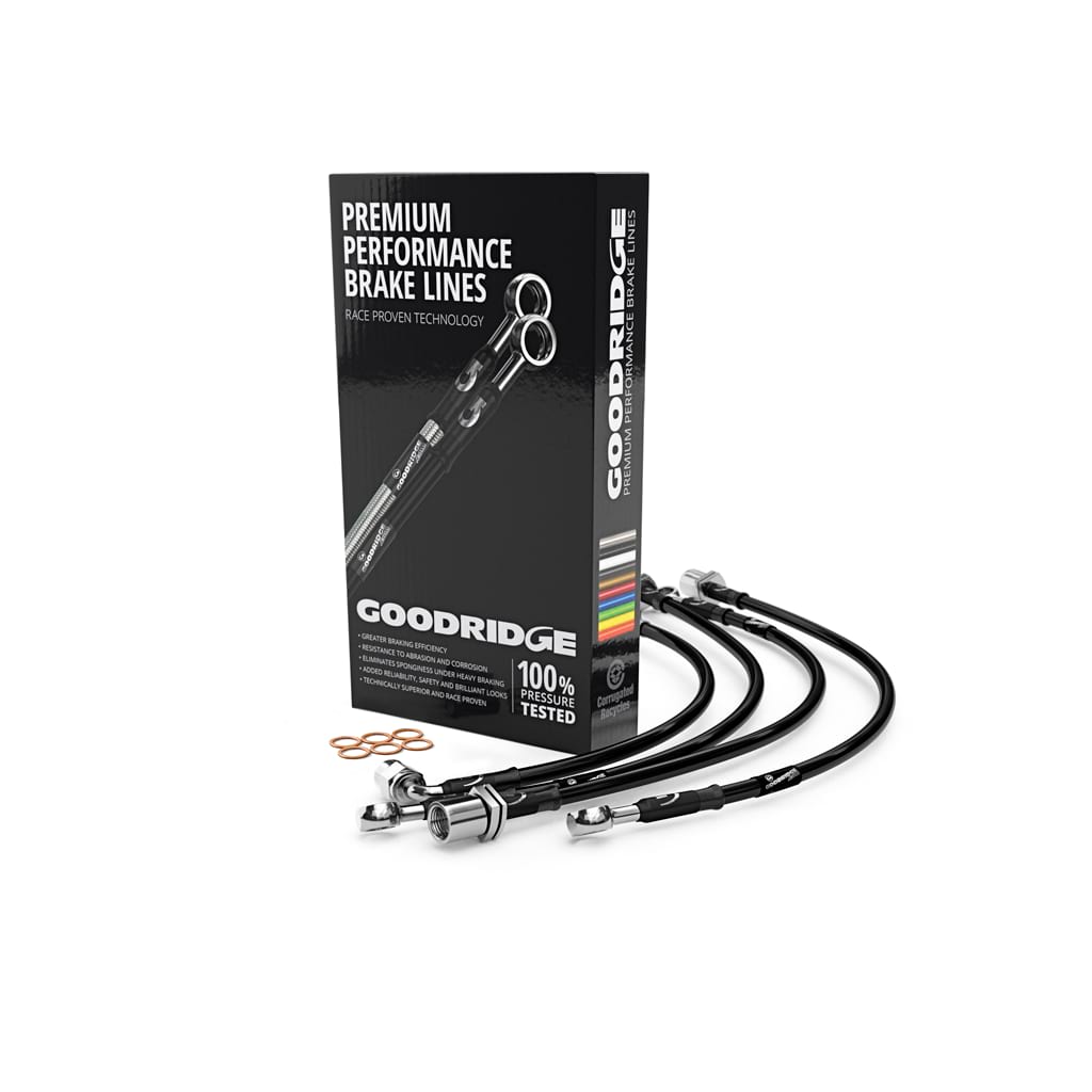 Goodridge SBW1010-6 BMW E82 E87 E88  6 Line Braided Brake Hose Lines Kit (Inc. 116i, 120d & 123d)