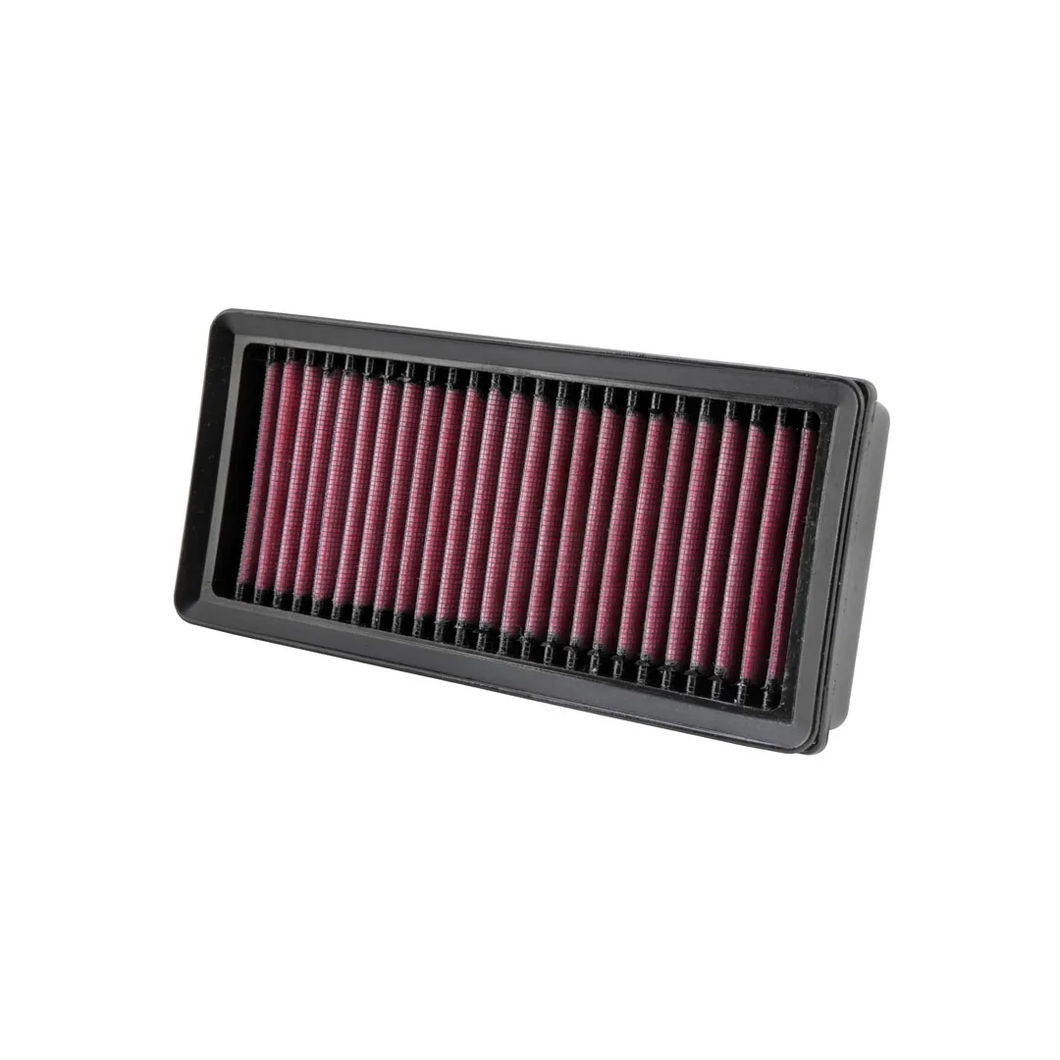 K&N BM-1611 High-Flow Washable Air Filter - OEM Replacement for BMW K1600 GT (2011-2012) | Reusable Performance Drop-In Filter