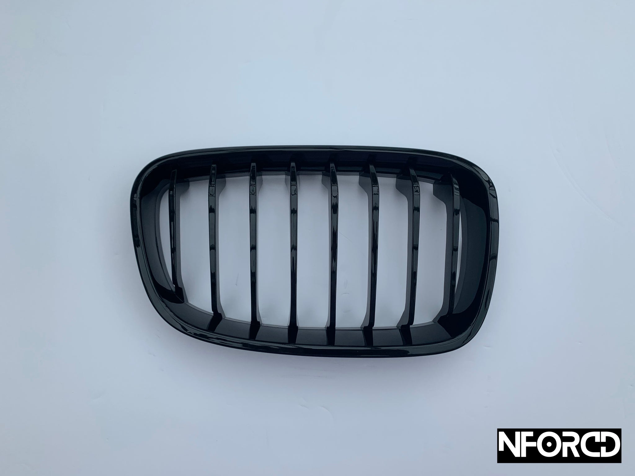 AI For BMW F20 F21 1 Series Gloss Black Kidney Grill Grille Twin Bar 2012-2014
