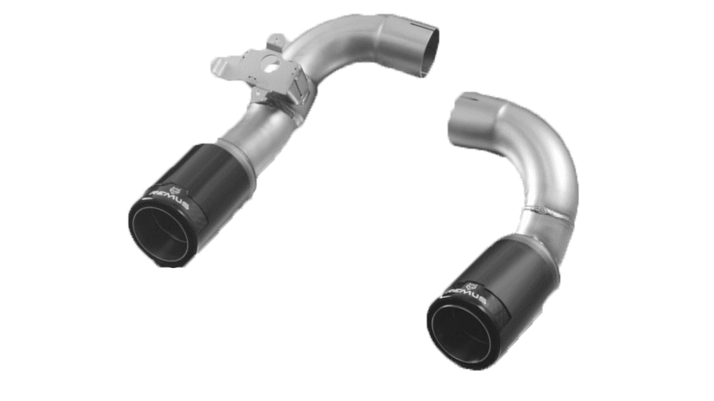 Remus BMW N55 F30 F31 F32 F36 Black Exhaust Tailpipe Tips Pair for 335i 435i Stainless Steel EC Approved