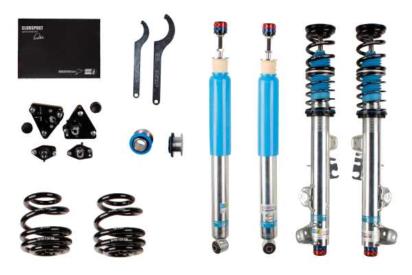 Bilstein B16 Clubsport Coilovers for BMW E36 M3 Convertible (3.0/3.2) 1994-1999 - Height & Damping Adjustable Suspension Kit - 48-215855