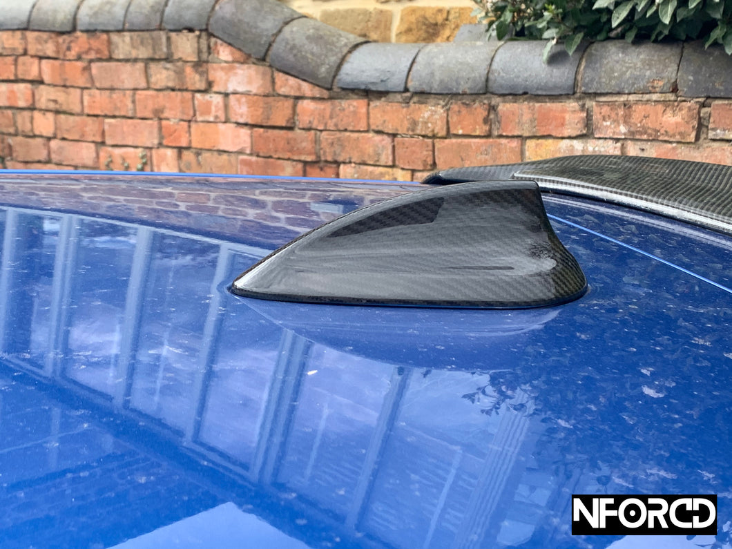 Carbon fibre shark fin antenna cover for BMW