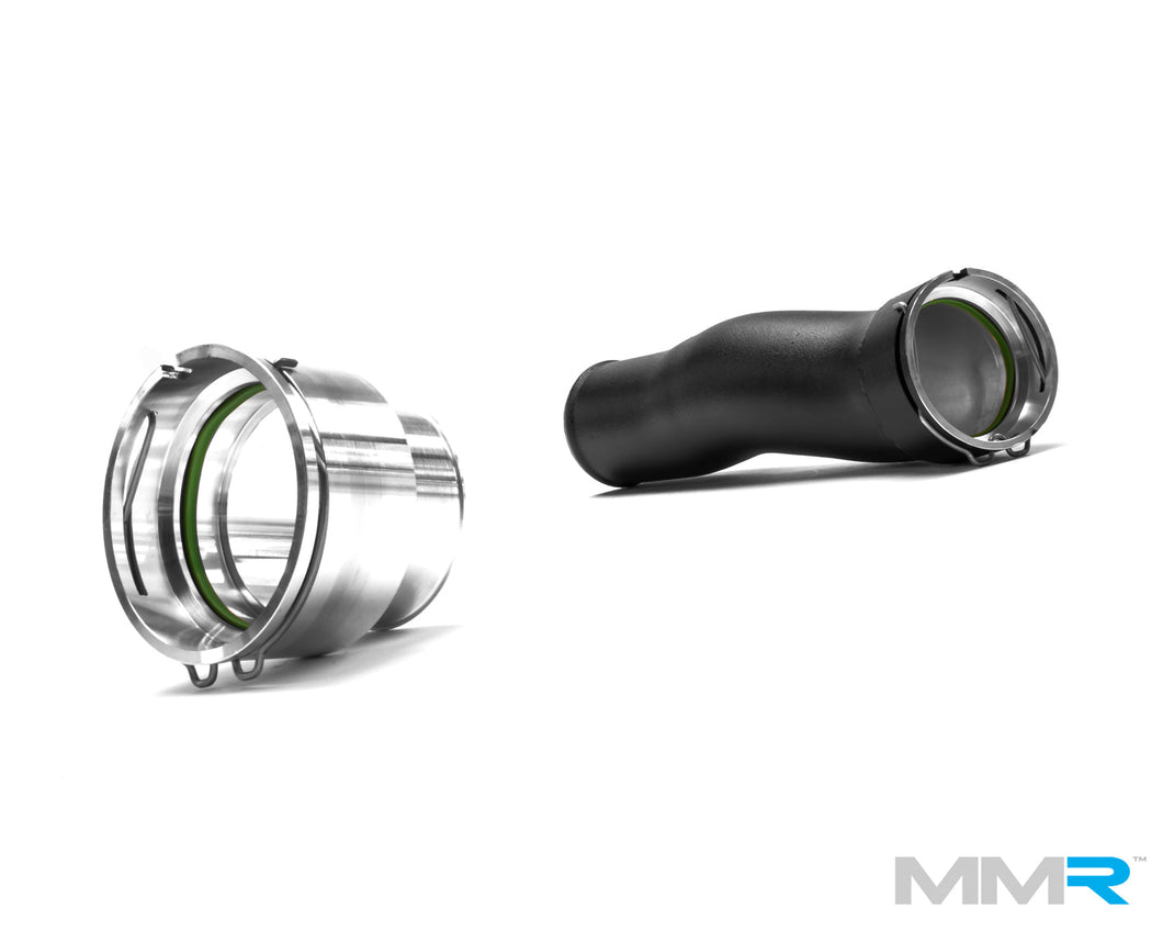 MMR High-Flow Aluminium Turbo Outlet Charge Pipe for BMW N55 – M135i, M235i, 335i, 435i, M2 (F20 F21 F22 F23 F30 F31 F32 F33 F87) | Turbo-Side Boost Pipe Upgrade | Direct OE Replacement
