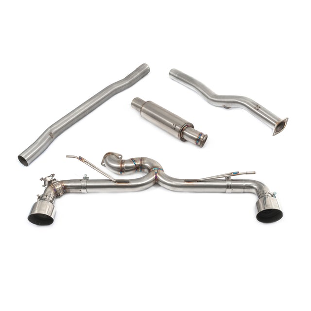 Cobra Sport BMW 1 Series F40 M135i/M135ix xDrive Cat Back Exhaust – Venom Race Box Delete (2019+) | Resonated/Non-Resonated, Valved/Non-Valved | 3