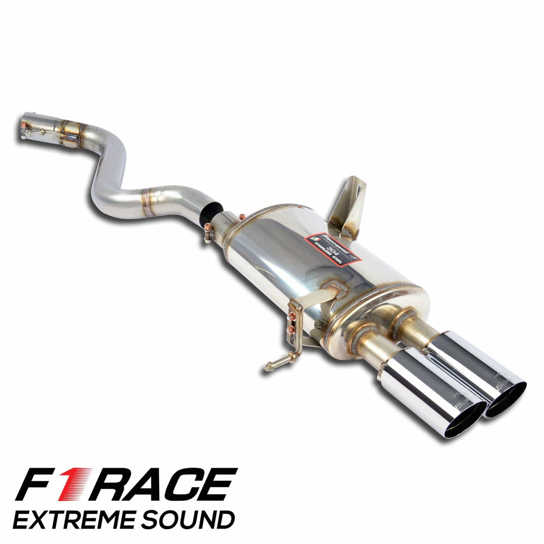 Supersprint F1 Race Lightweight Rear Exhaust - Right Section - BMW M3 E92 E93 (2007-2013, S65) - AISI 304 Stainless, 80mm Tips, 65mm Piping - Direct Bolt-On - Part 045154