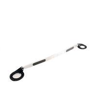 Load image into Gallery viewer, Dinan Front Strut Tower Brace (Strut Bar) for BMW E46 3 Series 1999-2006 Non-M - 323i 325i 328i 330i - Coupe, Sedan, Convertible, Touring - Brushed Aluminium &amp; Carbon Fibre - Handling/Chassis Upgrade
