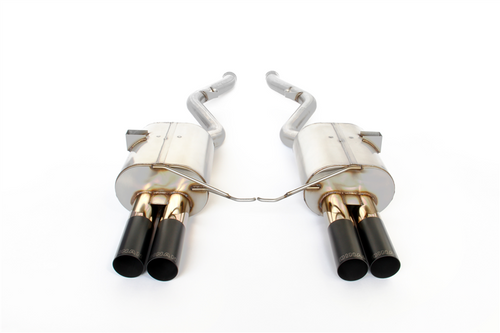 Dinan Free Flow Axle-Back Performance Exhaust for BMW M3 E90 Sedan (2008-2011) - 304 Stainless Steel, Drone-Reducing Helmholtz, Lightweight S65 V8 Upgrade